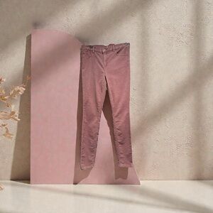 LOFT Dusty Pink Skinny Velvet Pants